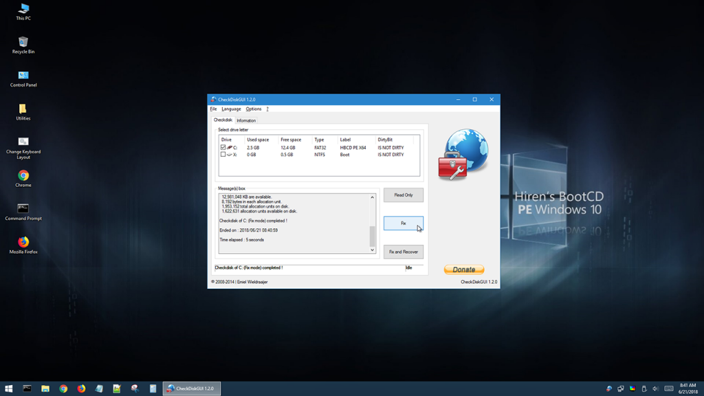 Hiren Boot CD - Screenshots