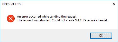 SSL/TLS error
