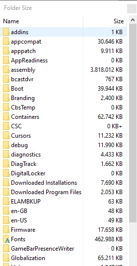 Dosya ve Dizin Boyutlarını Gör
Folder Size for Windows